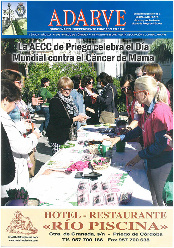 Imagen Ya esta a la venta el Adarve nº 995 correspondiente al 1 de Noviembre de 2017 