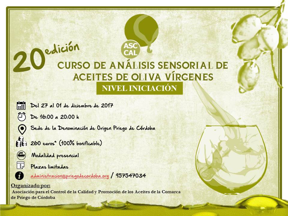 Imagen LA Denominación de Origen de Priego, continúa con su formación en análisis sensorial 