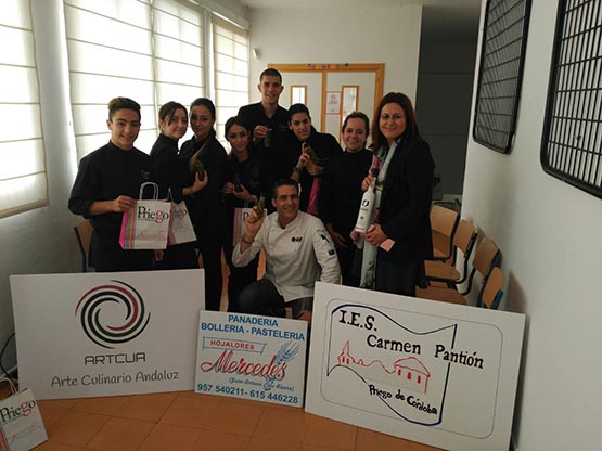 Imagen La Denominación de origen protegida priego de córdoba participa en el taller de cocina basado en la alimentación mediterránea y la cultura gastronómica en Andalucía