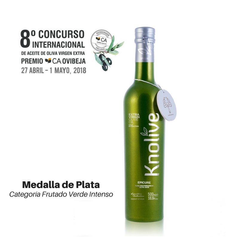 Imagen Portugal premia a Knolive Epicure con el segundo mejor Virgen Extra del mundo en la categoría de verde intenso en el 8º Concurso Ovibeja