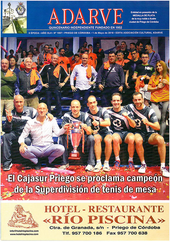 Imagen Ya está a la venta el ADARVE nº 1007, correspondiente al 1 de mayo de 2018