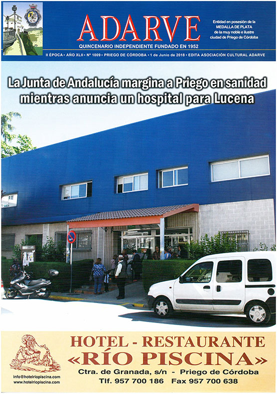 Imagen Ya está a la venta el ADARVE nº 1009, correspondiente al 1 de junio de 2018