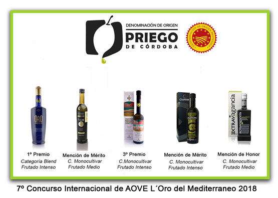 Imagen L’oro del Mediterraneo galardona a cinco firmas amparadas bajo la Denominación de Origen Protegida de \