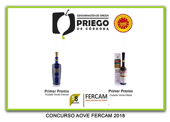 Imagen Dos firmas con sello prieguense consiguen los primeros premios del concurso Fercam 2018