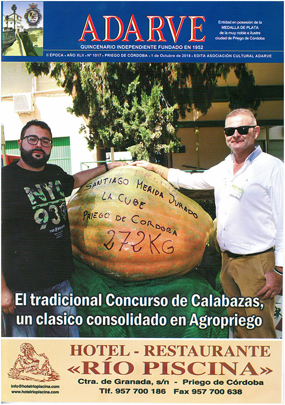 Imagen Ya está a la venta el ADARVE nº 1017 correspondiente al 1 de octubre de 2018