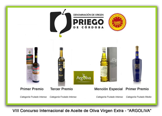 Imagen Argentina premia a los aceites de Priego en su concurso internacional \