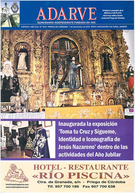 Imagen  Ya está a la venta el ADARVE nº 1019 correspondiente al 1 de noviembre de 2018
