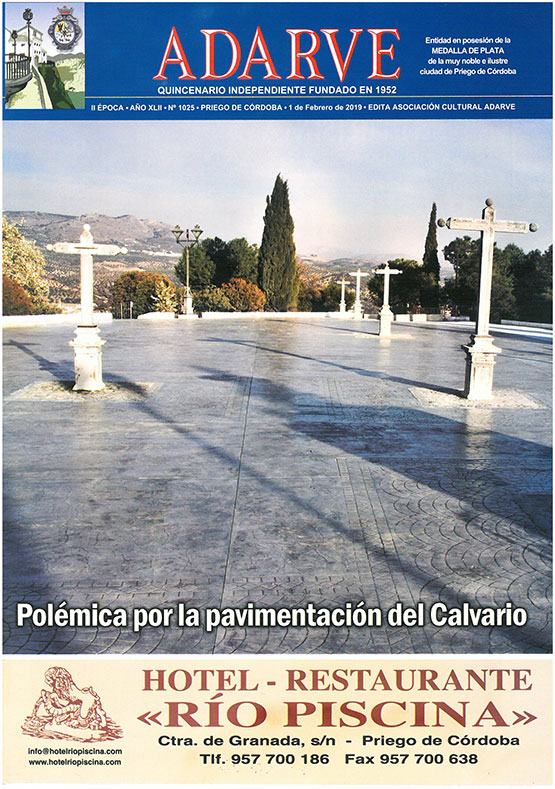 Imagen Ya está a la venta el ADARVE número 1025 correspondiente al 1 de febrero de 2019