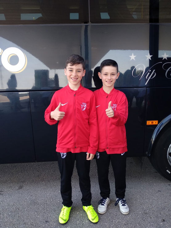Imagen Dos jugadores del Boca F.S. Priego Benjamín, terceros con la selección cordobesa