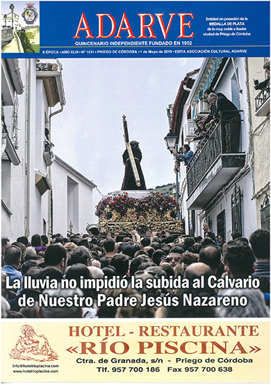 Imagen Ya está a la venta el ADARVE nº 1031 correspondiente al 1 de mayo de 2019