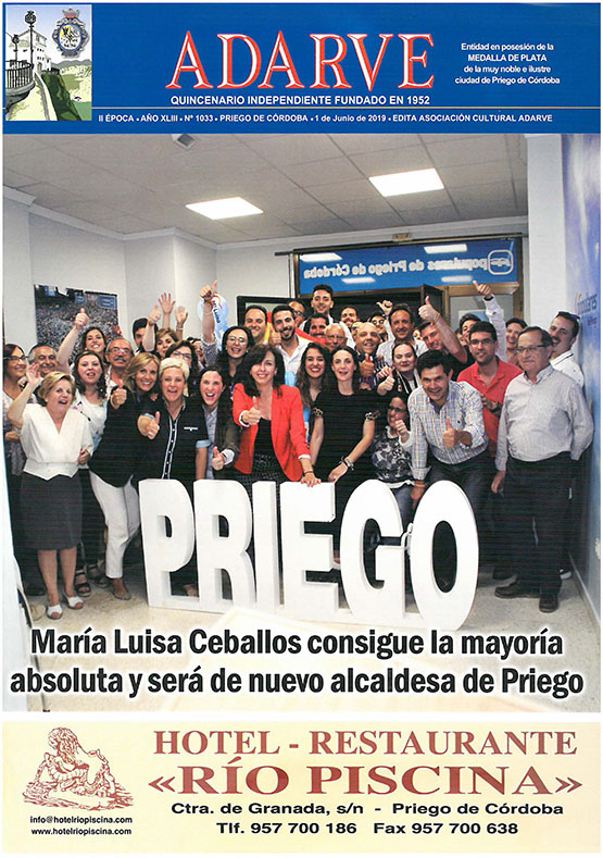 Imagen Ya está a la venta el ADARVE nº 1033 correspondiente al 1 de junio de 2019