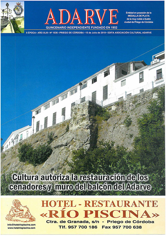 Imagen Ya está a la venta el ADARVE nº 1036 correspondiente al 15 de julio de 2019