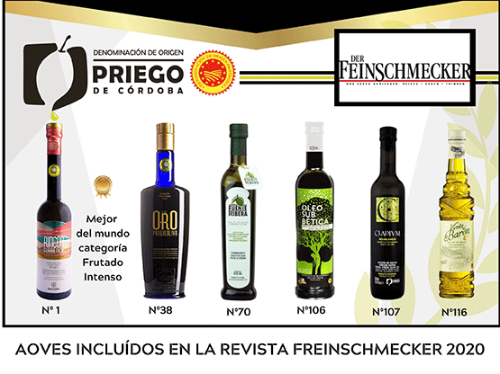 Imagen Seis firmas de la DOP  Priego de Córdoba, incluidas en la prestigiosa revista alemana \