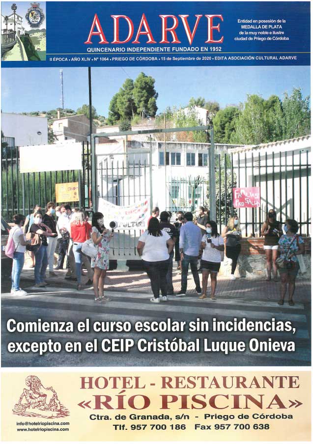 Imagen Ya está a la venta el ADARVE nº 1064 de 15 de septiembre de 2020