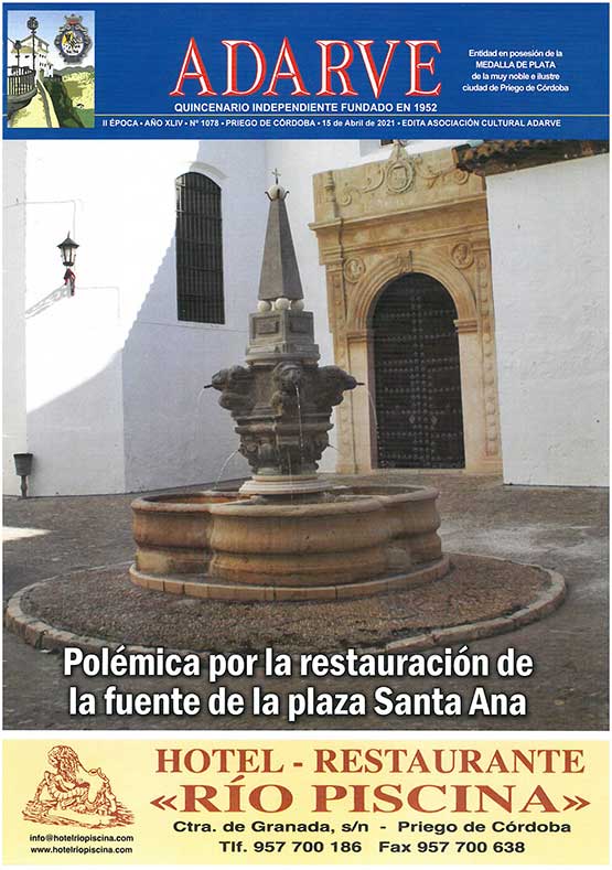 Imagen Ya está a la venta el ADARVE nº 1078 correspondiente al 15 de abril de 2021