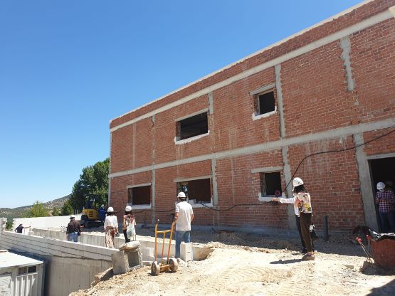 Imagen Las obras del Centro Polivalente de la Atarazana alcanzan su fase final