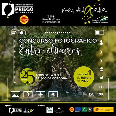 Imagen La DOP Priego de Córdoba lanza un concurso fotográfico con motivo de su 25º aniversario 