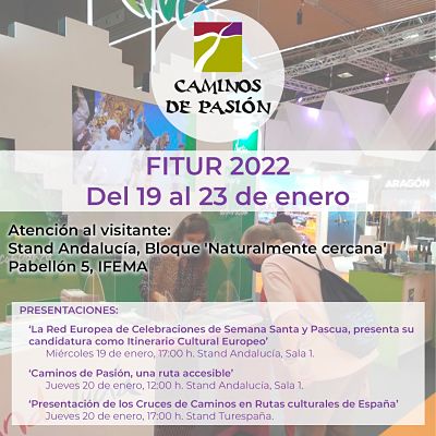 Imagen Caminos de Pasión participará en FITUR junto a la oferta turística andaluza 