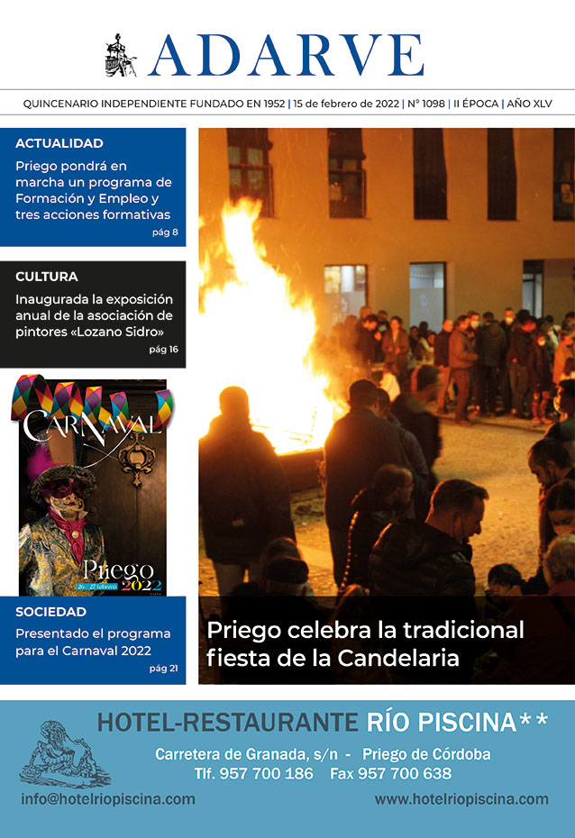 Imagen Ya está a la venta el ADARVE nº 1098 de 15 de febrero de 2022