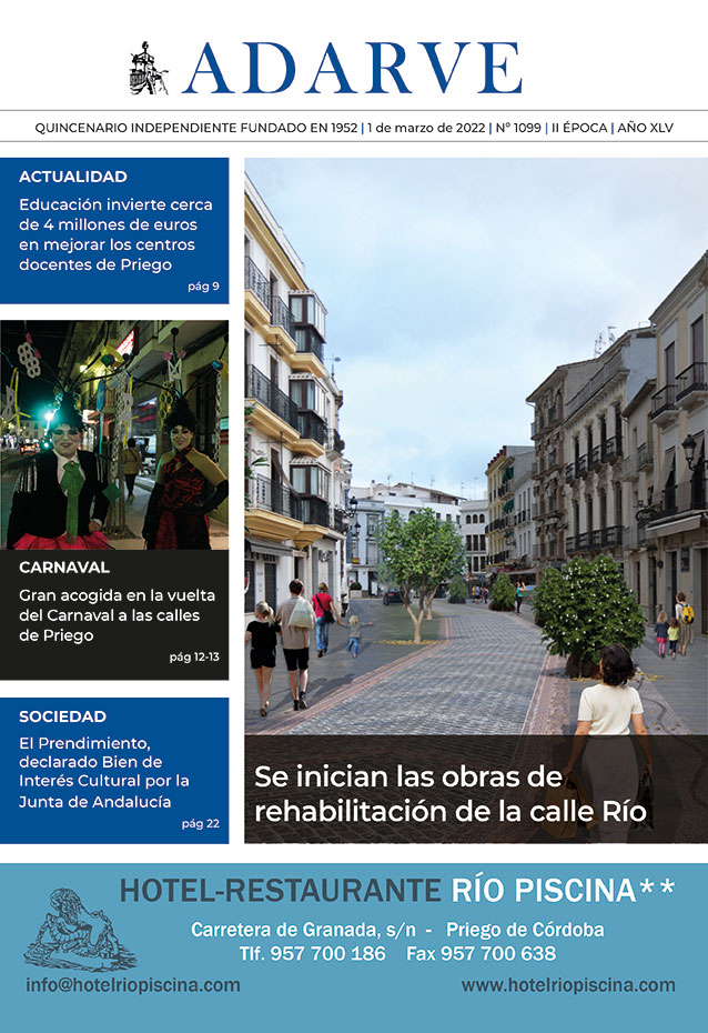Imagen Ya está a la venta el ADARVE nº 1099 de 1 de marzo de 2022