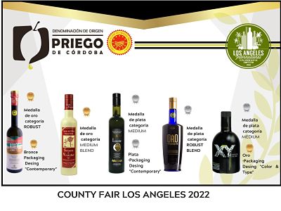Imagen Nuevos reconocimiento para los AOVE´S de la D.O.P Priego de Córdoba en Los Ángeles