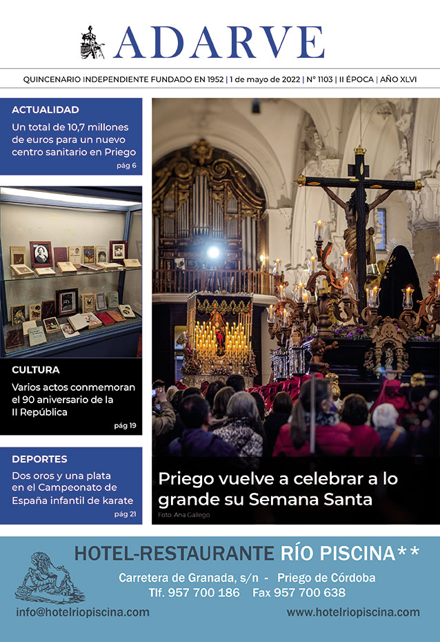 Imagen Ya está a la venta el ADARVE nº 1103 de 1 de mayo de 2022