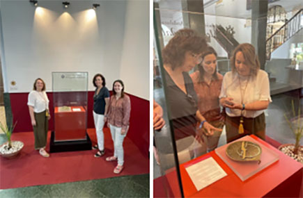 Imagen El Astrolabio del astrónomo As-Sahli preside en hall del Ayuntamiento de Priego