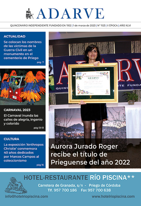 Imagen Ya está a la venta el ADARVE nº 1123 de 1 marzo 2023