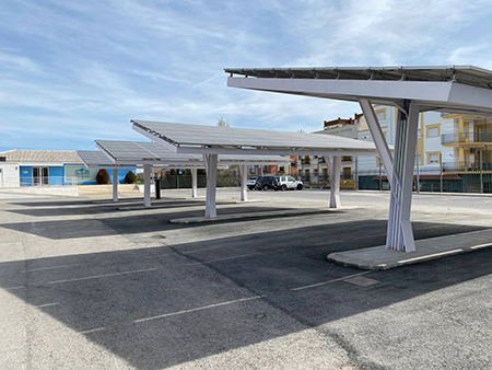 Imagen El Aparcamiento fotovoltáico de la Ciudad Deportiva ya abastece a toda la instalación
