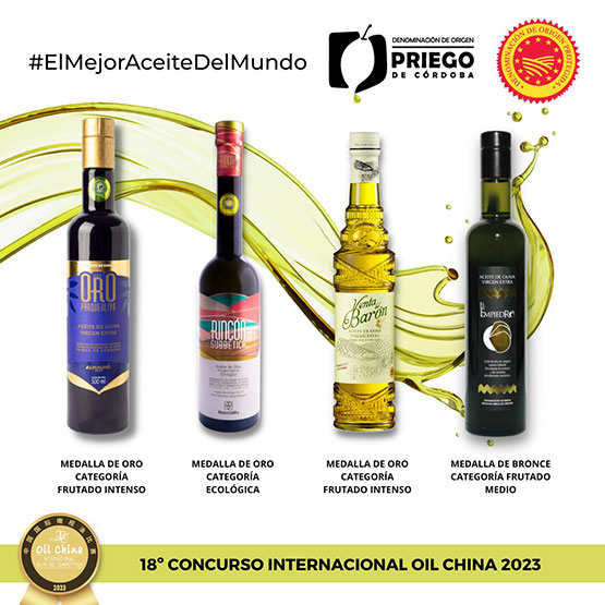 Imagen China premia los aceites prieguenses 