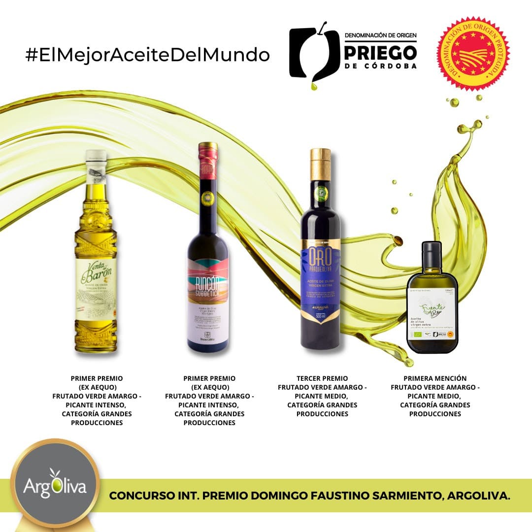 Imagen Argentina premia la calidad de los aceites de Priego 