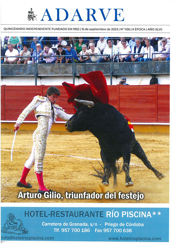 Imagen Ya está a la venta el ADARVE nº 1136 del 15 de septiembre de 2023