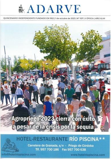 Imagen Ya está a la venta el ADARVE nº 1137 del 1 de octubre de 2023