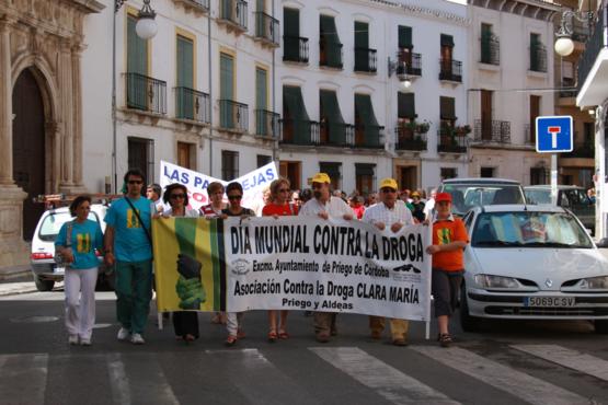 Imagen Más de 150 personas participan en la marcha contra la droga 