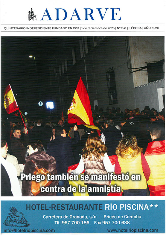 Imagen Ya está a la venta el ADARVE nº 1141 del 1 de diciembre de 2023