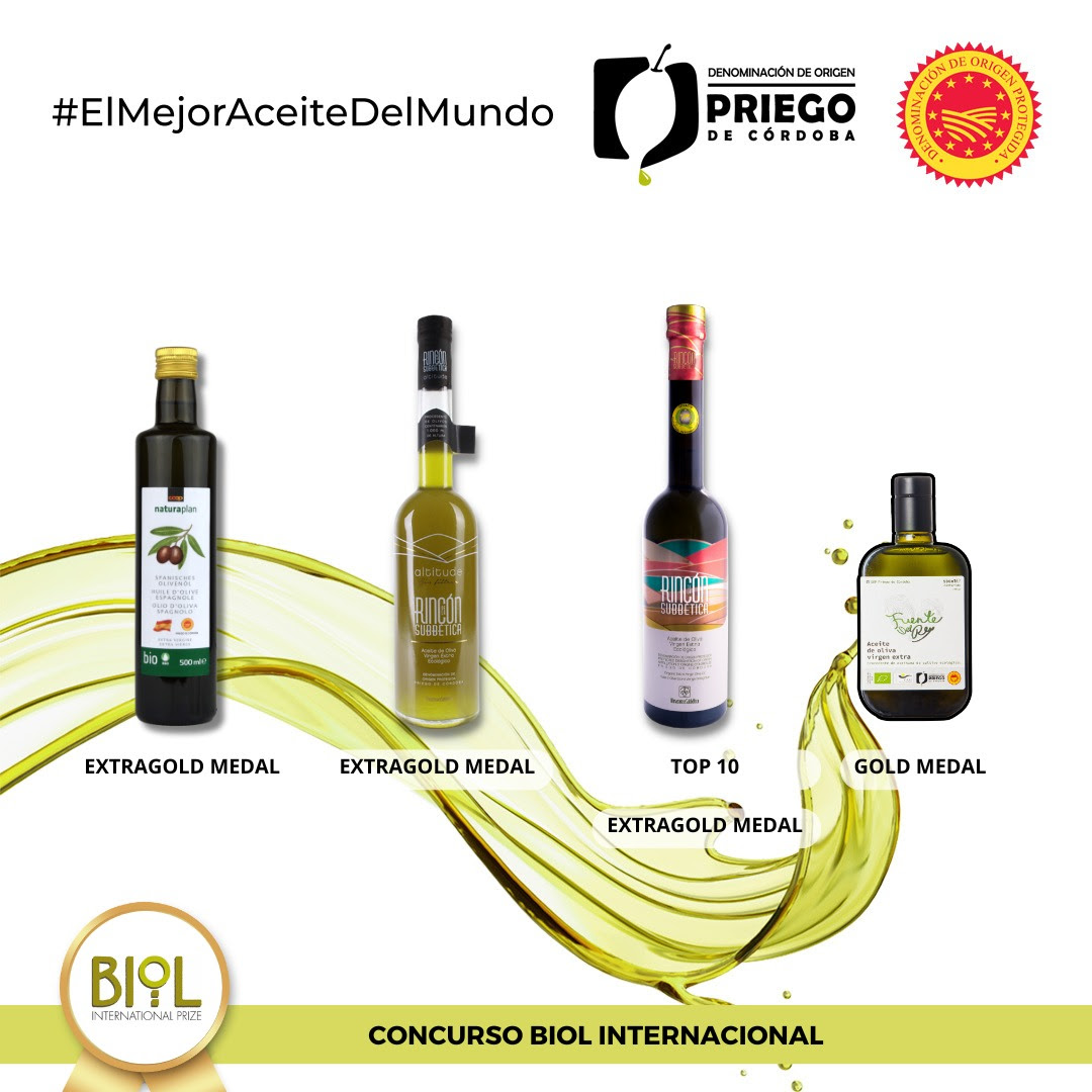 Imagen La D.O.P. PRIEGO DE CÓRDOBA destaca en los premios 