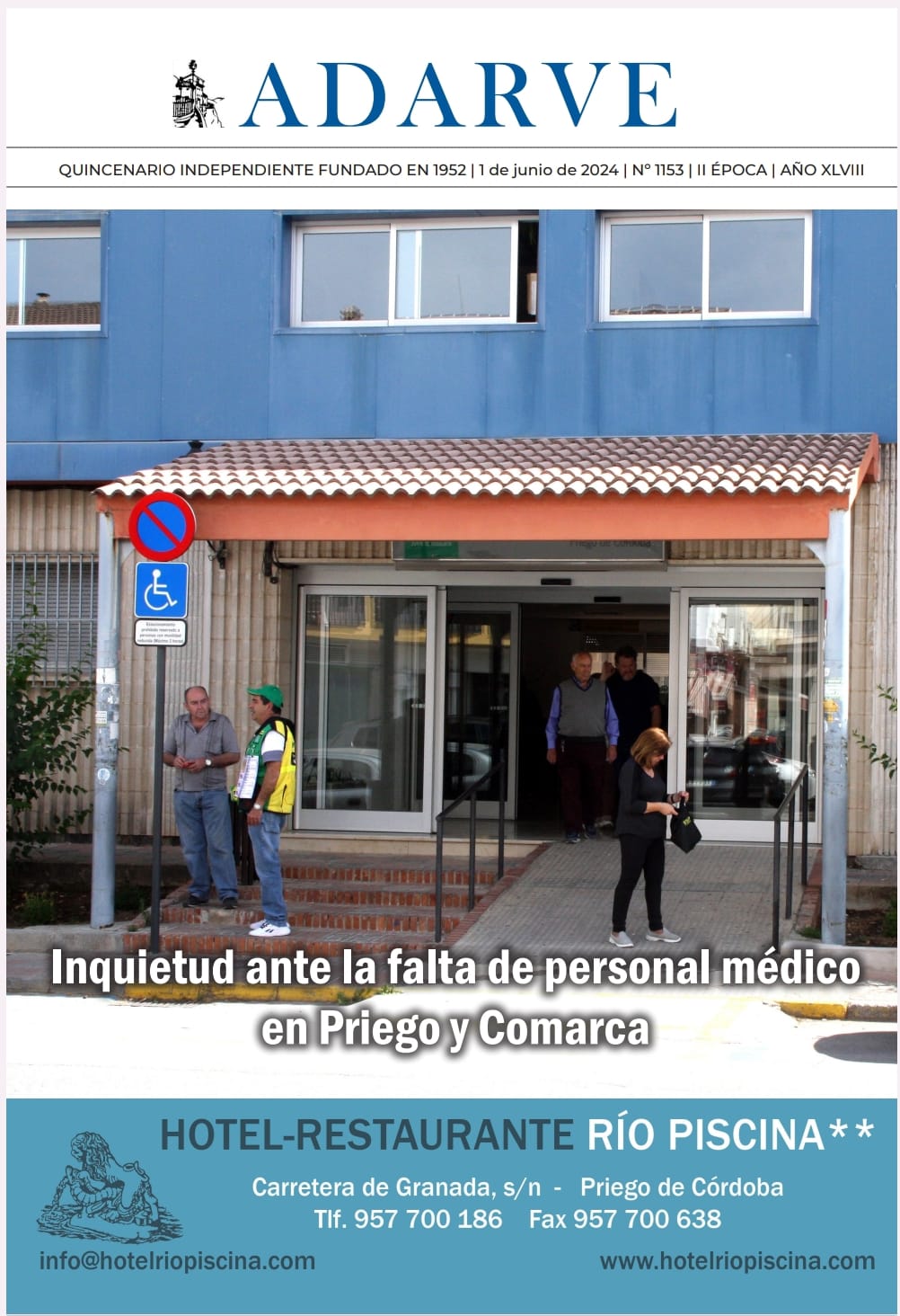 Imagen Ya está a la venta el ADARVE nº 1153 del 1 de junio de 2024