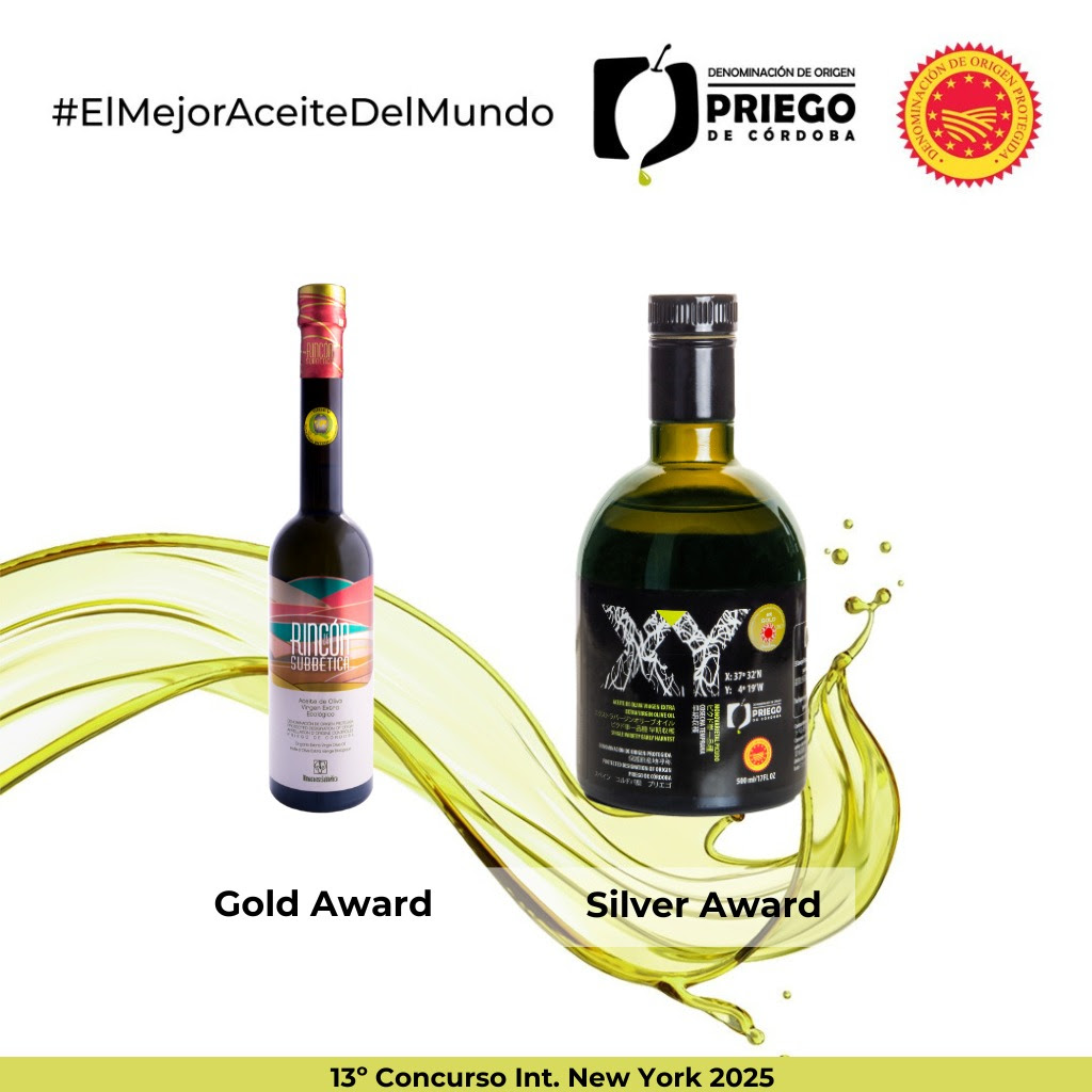 Imagen Dos marcas con D.O.P. Priego de Córdoba, premiadas en New York 