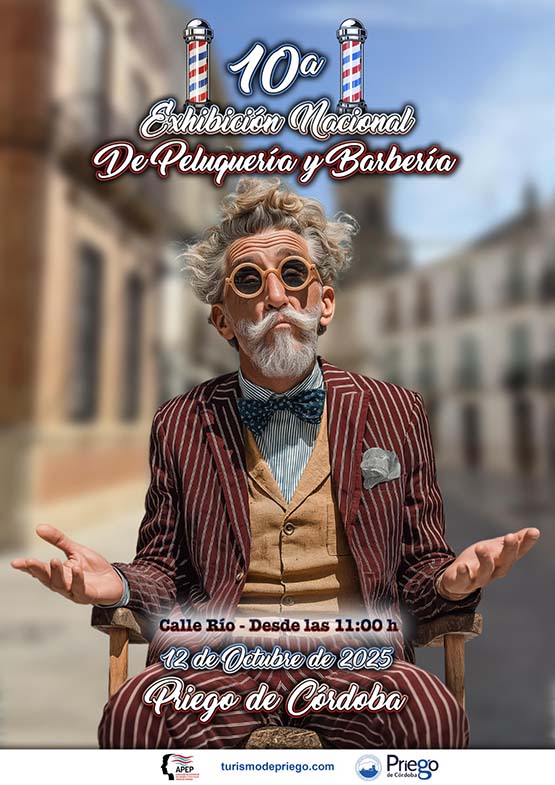 Imagen La X edición de la exhibición nacional de peluquería y barbería reunirá el próximo 12 de octubre a más de 70 profesionales en Priego