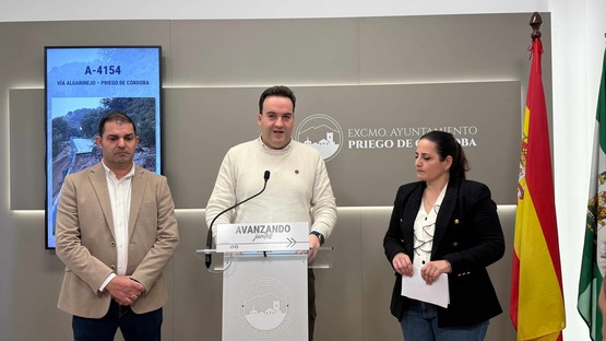 Imagen Los ayuntamientos de Priego y Algarinejo coordinan con la Junta la apertura de la carretera que une ámbos municipios 