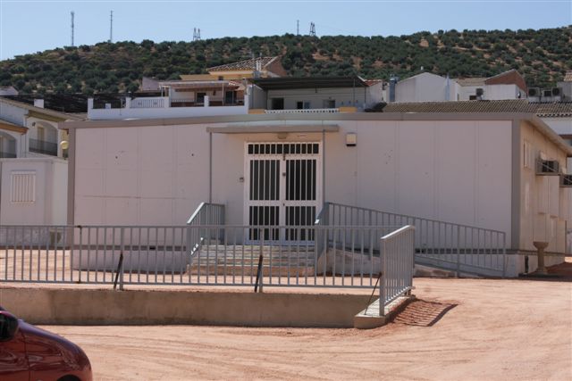 Imagen El nuevo Carmen Pantión de aulas prefabricadas ultima detalles para el inminente inicio de curso