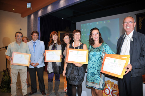Imagen El Rincón de la Subbética y un caldo de Bodegas Robles, ganadores de EcoTrama y EcoRacimo 2009
