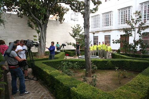 Imagen La productora holandesa SNP vuelve a grabar un programa del canal AVRN en Priego