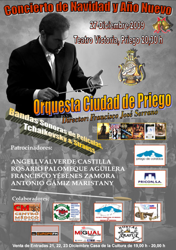 Imagen La Orquesta Sinfónica Ciudad de Priego ofrecerá un concierto de Navidad y Año Nuevo