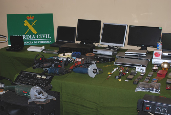 Imagen La Guardia Civil detiene a 22 miembros de un grupo dedicado al robo con fuerza en las cosas 