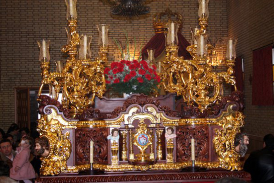 Imagen Se bendice el nuevo Trono de Nuestro Padre Jesús Resucitado de Priego 